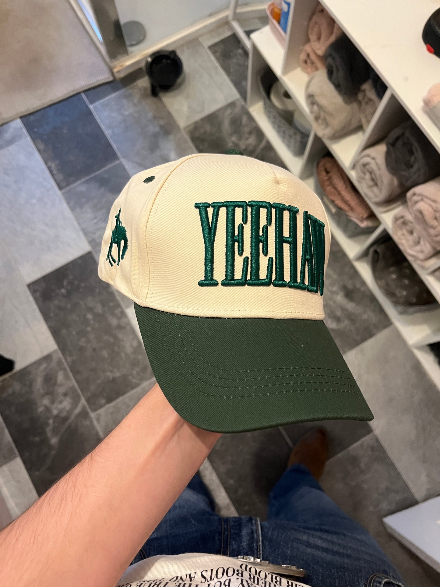 Yeehaw Slogan Cowboy Cap