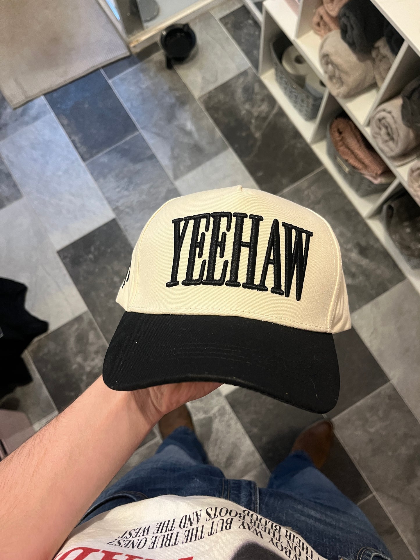 Yeehaw Slogan Cowboy Cap